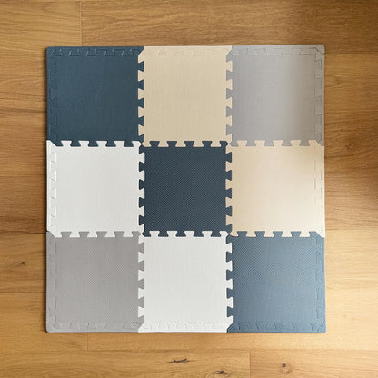 MioTetto Baby Play Mat, Soft Foam Floor Tiles for Kids. Adjustable Interlocking Foam Tiles, Fits with 50x50 Playpen Baby mat for Crawling & Development, Safe & Non-Toxic Playmat for Babies 6-12 Months