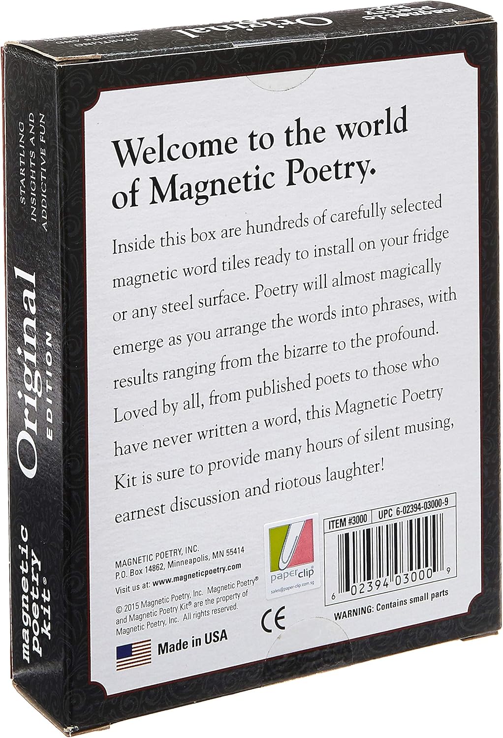The Poet Edition: Magnetic Poetry Kit