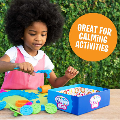 Educational Insights Playfoam Sand Sensory Set - Non-Toxic Play Sand Toys for Toddlers, Squishy Sensory Bin Filler for Home or Preschool Classroom, Moldable Crafting Compound, Kids Ages 3+