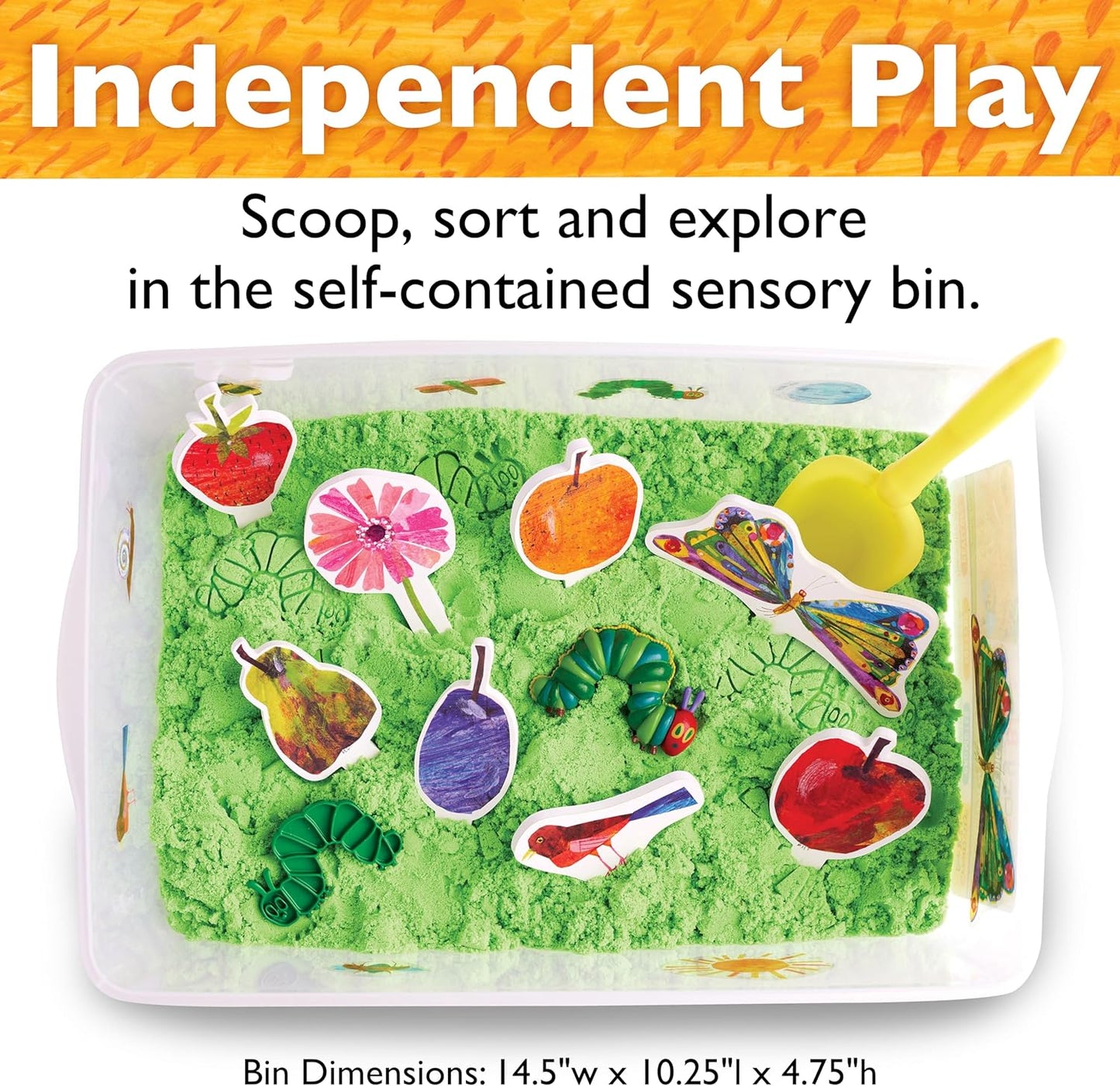 Creativity for Kids Sensory Bin: Dinosaur Dig - Toddler Sensory Toys, Sensory Bin Filler and Toddler Activities for Boys and Girls, Dinosaur Toys for Kids Ages 3-5+