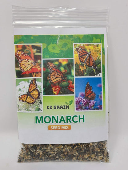 Monarch Butterfly Garden Seed Kit - Annual and Perrenial Wildflowers and Milweed Seeds