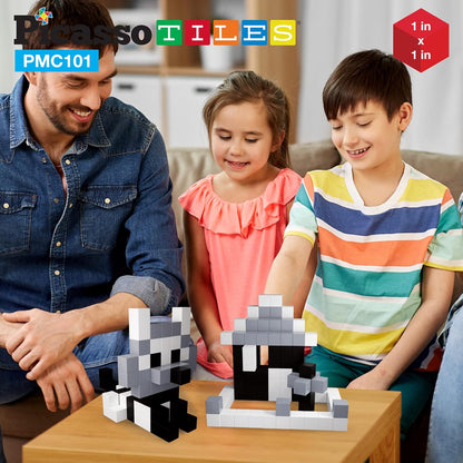 PicassoTiles 60pc Magnetic Puzzle Cube Building Set 1 Inch 3D Blocks STEM Construction Toy for Toddlers Kids Boys Girls Age 3+ Montessori Learning Travel Sensory Gift with Educational Idea Book PMC60