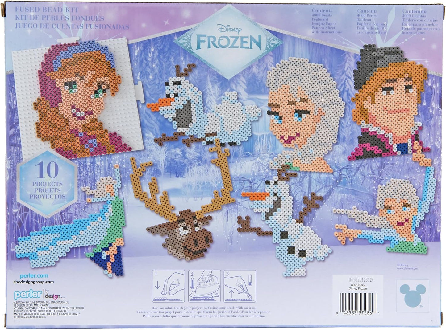 Perler Disney Villain Kid's Craft Bucket, Pattern Sizes Vary, Multicolor 8505