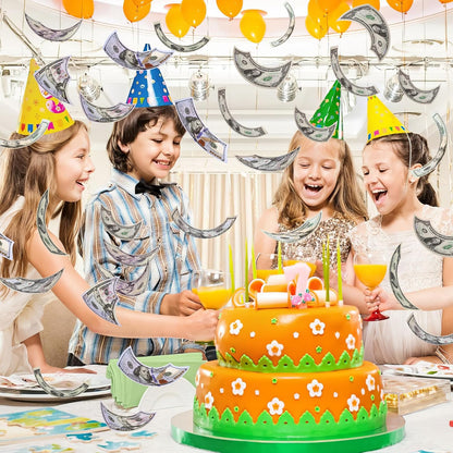 210 Pcs Play Money Kids Set, Number Learning Play for Kids Teaching Counting Toys, Ages 3 and Up Kid Education Develop Early Math Skills, Birthday Gift for Boys & Girls