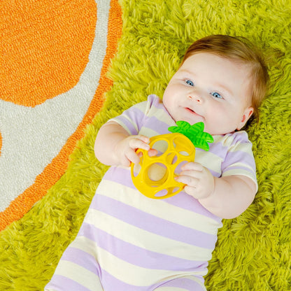 Bright Starts Oball Musical Toy, Jingle & Shake Pal, BPA-Free Easy-Grasp Baby Rattle Toy, Ages Newborn+