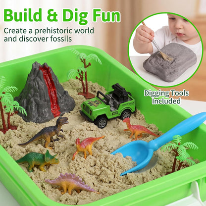 AGENTLAN Ocean Sensory Bin, Ocean Sensory Water Toys with Sea Animal for Toddlers Boys and Girls, Kids Toys Gift Sand Box for Age 3 4 5 6 7 8