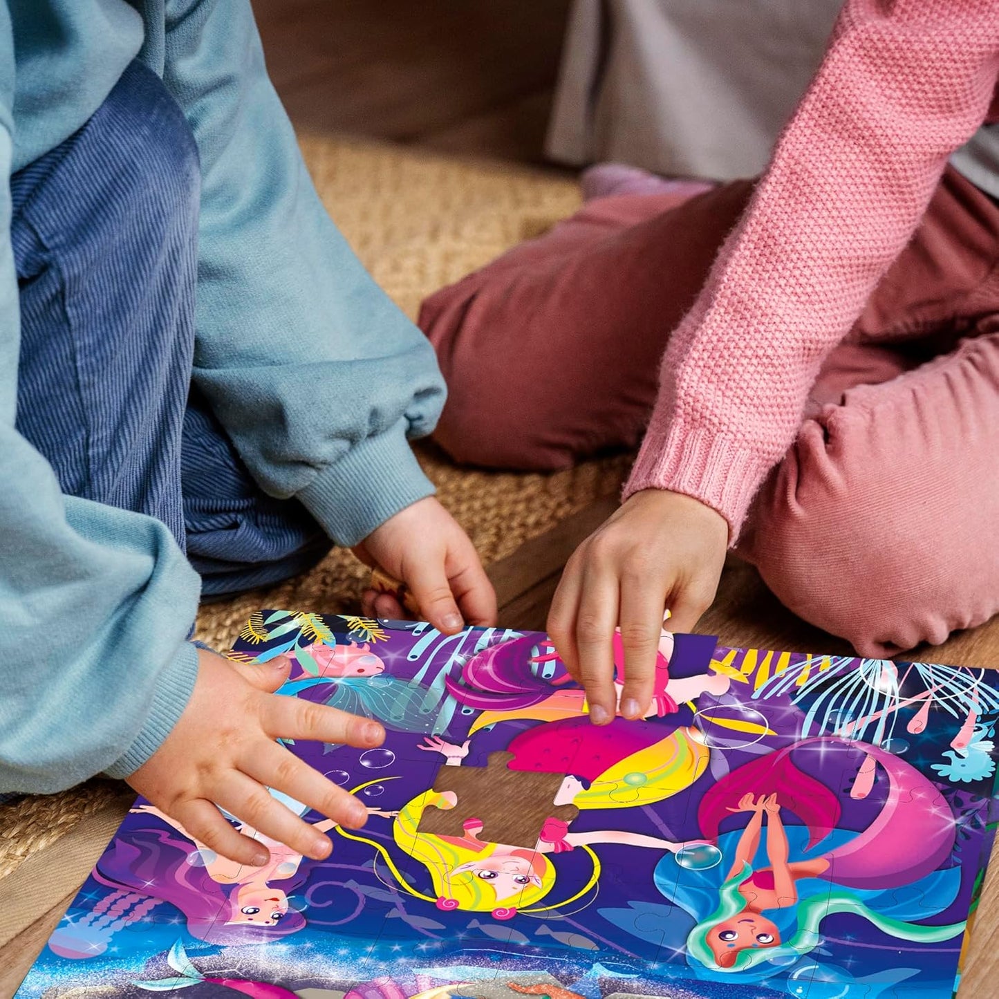 QUOKKA Puzzles for Kids Ages 4-6 – 4 x 48 Pieces Jigsaw Puzzles for Toddlers 2-4 – Children's Game Ages 3-5 for Learning Farm Animals – Educational Preschool Toy for Boys and Girls 4-8 Years Old