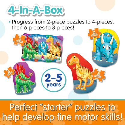 The Learning Journey: My First Puzzle Sets 4-In-A-Box Farm – Farm-Themed Puzzle Sets - Educational Toddler Toys & Activities for Children Ages 2-5