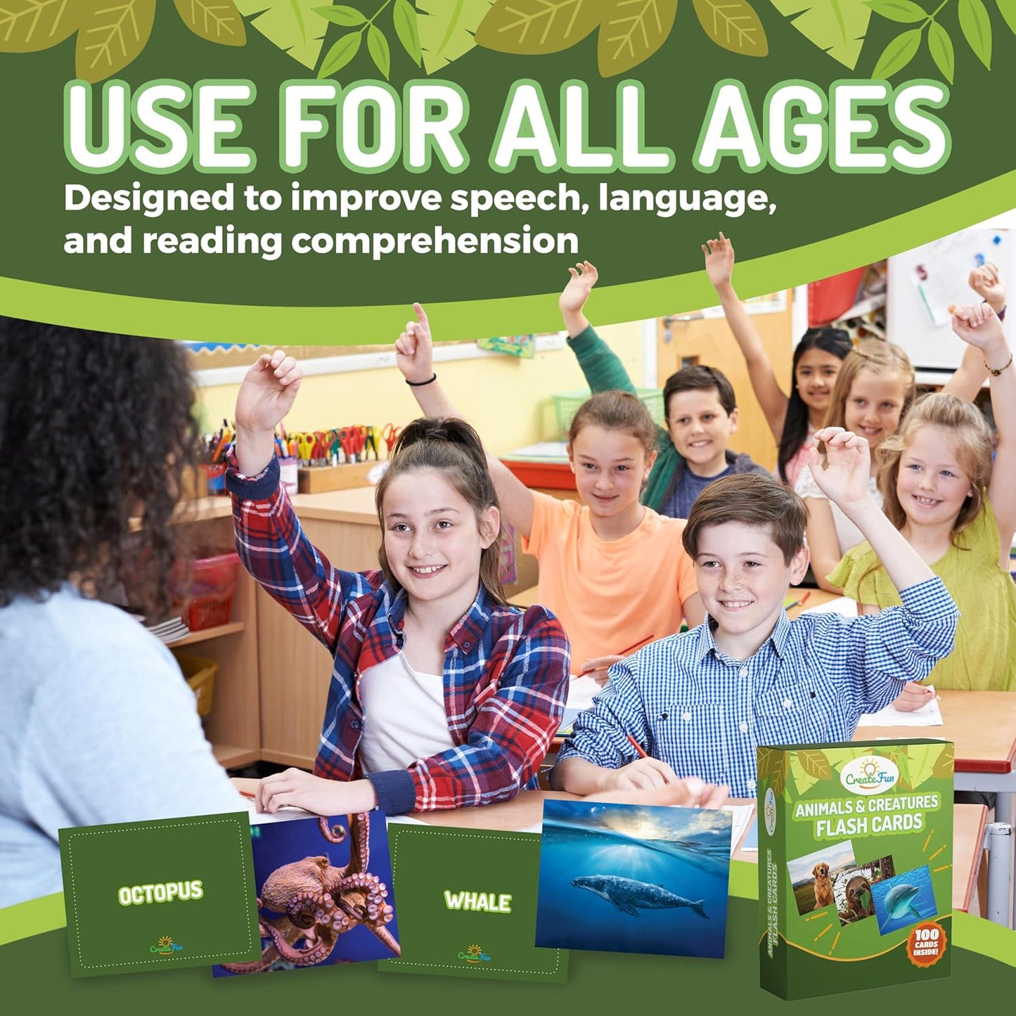 50 Noun Flash Cards, Fun Vocabulary Builder Educational Learning Photo Cards for Kids, Homeschool, Adults, Seniors, Speech Therapy, ESL, Autism, Dementia, Aphasia, SLP, ABA, and Occupational Therapy