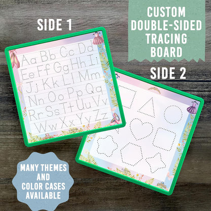 Kid's Name Tracing Board | Dry Erase Letter Tracing | Reusable Writing Practice Board | Personalized | Ballet Theme
