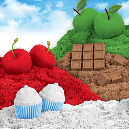 Kinetic Sand Scents, 8oz Vanilla Cupcake White Scented, for Kids Aged 3 and Up