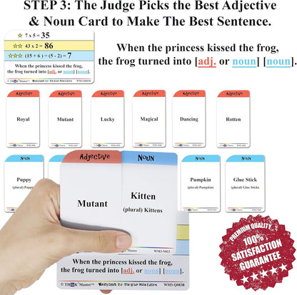 Think2Master Wacky Cards Practicing Math Including Addition, Subtraction & Multiplication.