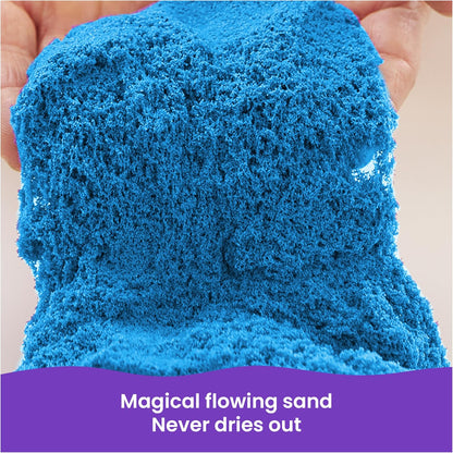 Kinetic Sand, 2.5lbs Purple Play Sand, Amazon Exclusive, Moldable Sensory Toys for Kids, Resealable Bag (Packaging May Vary), for Ages 3 and up