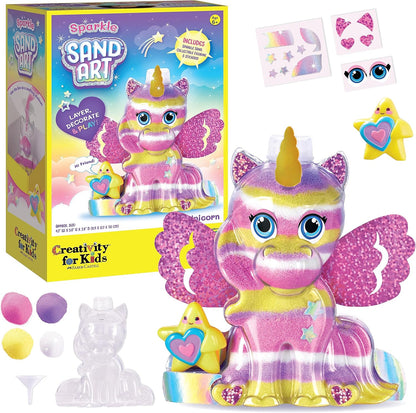 Creativity for Kids Sand Art Kit for Kids: Dragon - Arts and Crafts for Kids, Small Spring Crafts (Ages 6+)