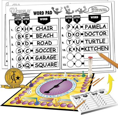 Wordplay for Kids — A Fast-Paced, Award-Winning Game Filled with Fun Word Challenges — Great for The Whole Family, Ages 6 & Up