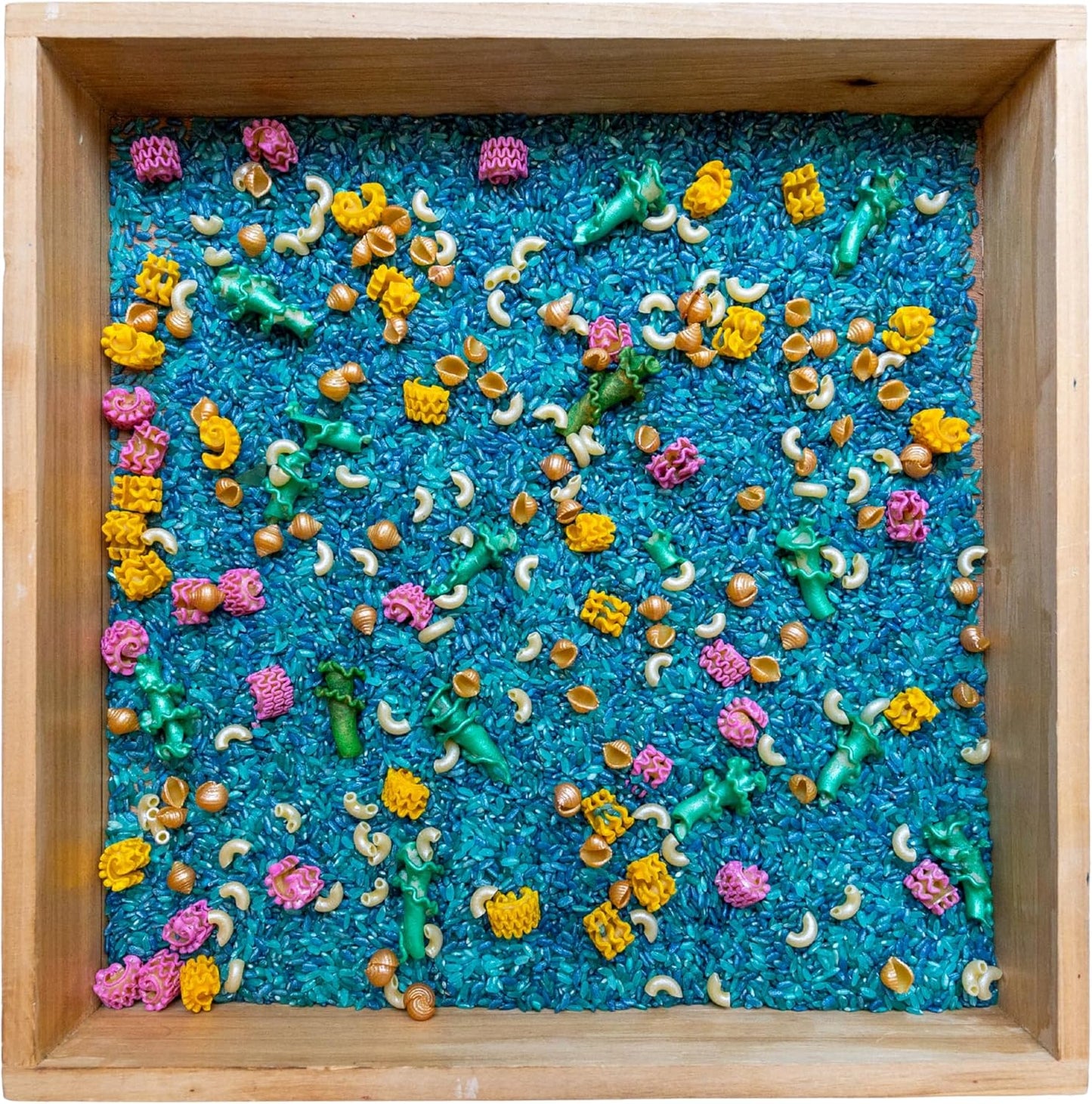 Sensory Rice, Sensory Bin Filler, Sensory Filler, Sensory Bins, 4th of July Toys, Sensory Bin Tools, Sensory Table Filler (4th of July Sensory Rice, 4 Cups)