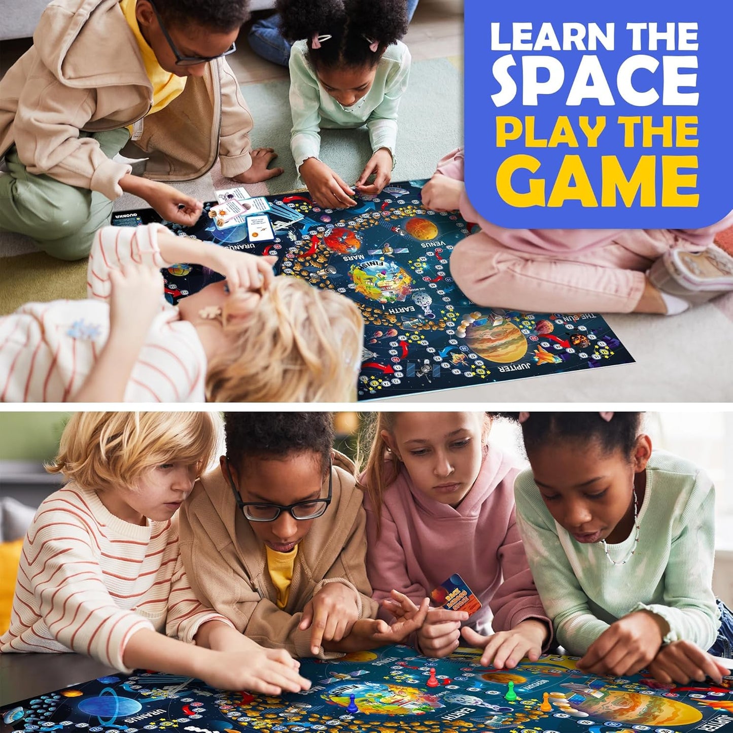 QUOKKA Board Games for Kids 8-12 - Family Games for Kids and Adults - Journey Across the World Card Game Ages 5-9 - Learn Capitals, Flags, Facts, and Map Locations with 195 World Map Cards
