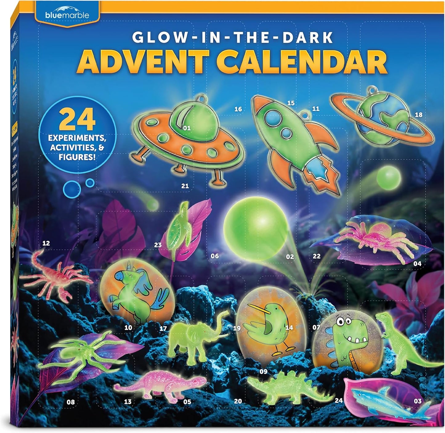 NATIONAL GEOGRAPHIC 2026 Science Kit & Rock Collection Advent Calendar – Jumbo Advent Calendar with 24 Days of Science Experiments, Gemstones & More for Kids, STEM Projects for Kids Ages 8-12