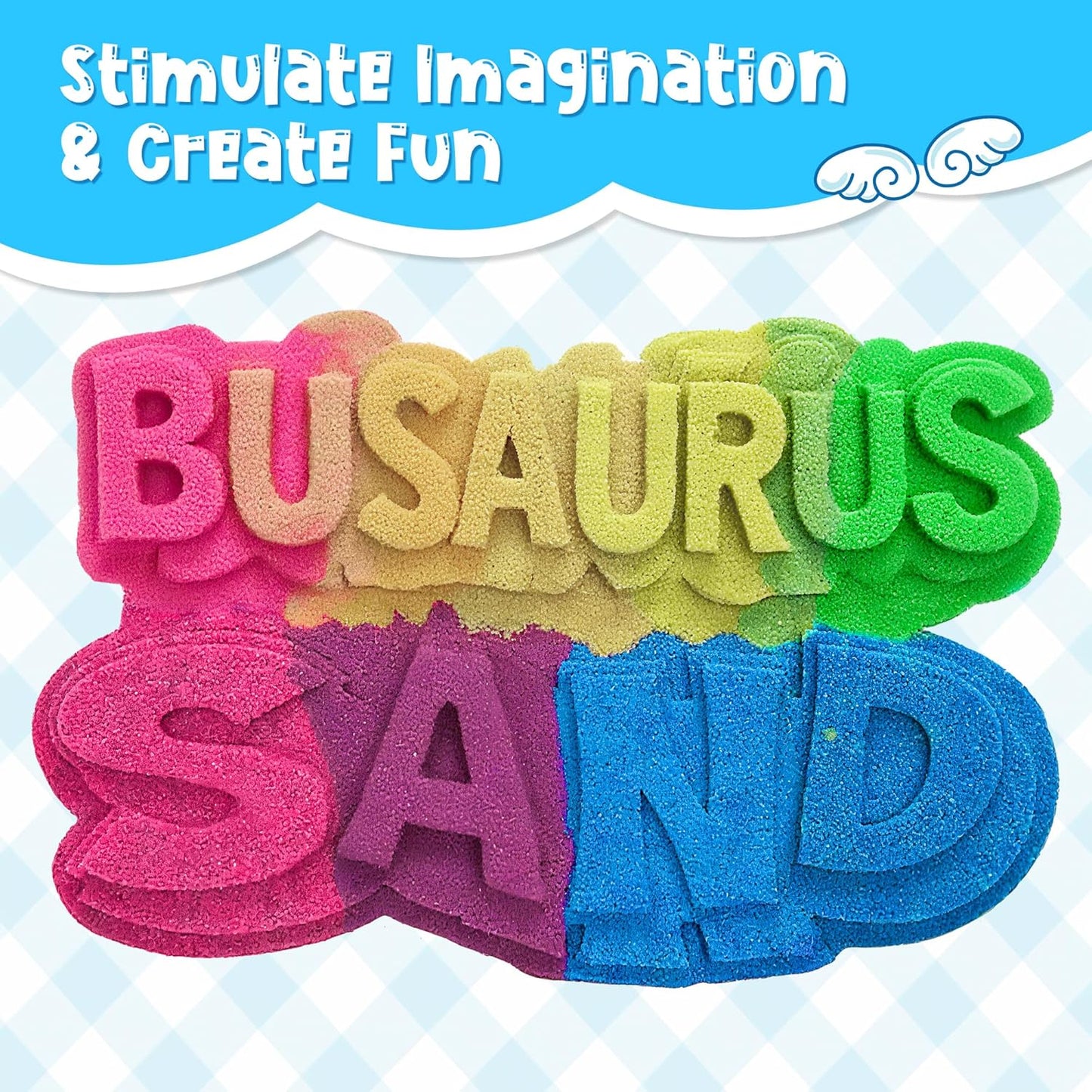Magic Sand for Kids – 5.5 Lbs Bulk Magic Moving Sand Play Set with 5 Colors & 8 Castle Molds – Non-Toxic, Non-Sticky Squeezable Play Sand Refill for Sensory Bin, Arts Crafts, Boys Girls Birthday Gifts