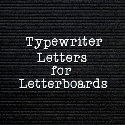 Skinny Felt Board Letters Only Set NO BOARD INCLUDED, Rae Inspired Font Farmhouse Decor Accessory, 2 Inch White Plastic Letters Numbers Symbols For Changeable Felt Letter Board Message Bulletin