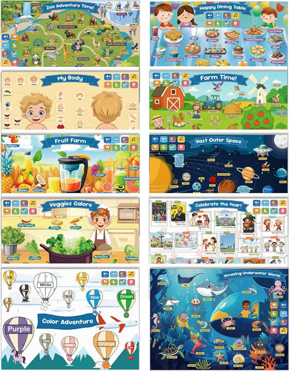 Phonics Learning Toy for Preschoolers – Phonics Flash Cards with Talking Pen, Speech Therapy & Autism Sensory Toy, Learn to Read Educational Gift for Boys & Girls,Kindergarten Learning Activities