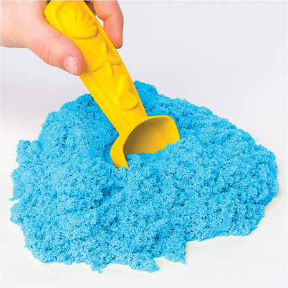 Kinetic Sand, Sandbox Playset with 1lb of Green and 3 Molds, for Ages 3 and up