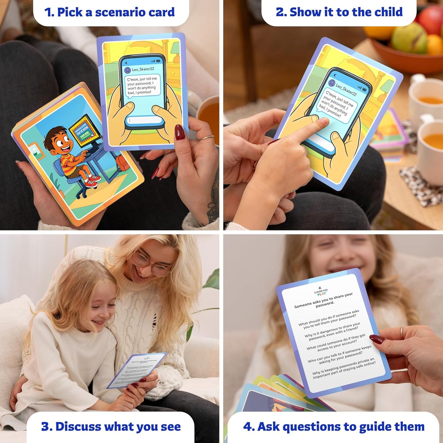 Who What Why Emergency & Safety Conversation Cards for Kids – Social Skills & Critical Thinking Game – Safety Awareness, Decision-Making & Communication Cards, Speech Therapy & SEL Tool, Ages 4+