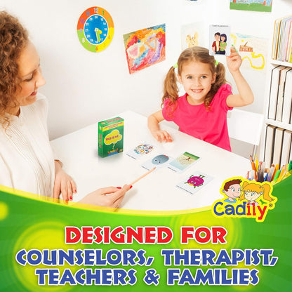 Conversation Cards, Social Skills Games, Social Emotional Learning Activities, Group Therapy Games Kids, ADHD Tools for Kids, Feelings Flashcards, Play Therapy Toys, School Counselor Supplies