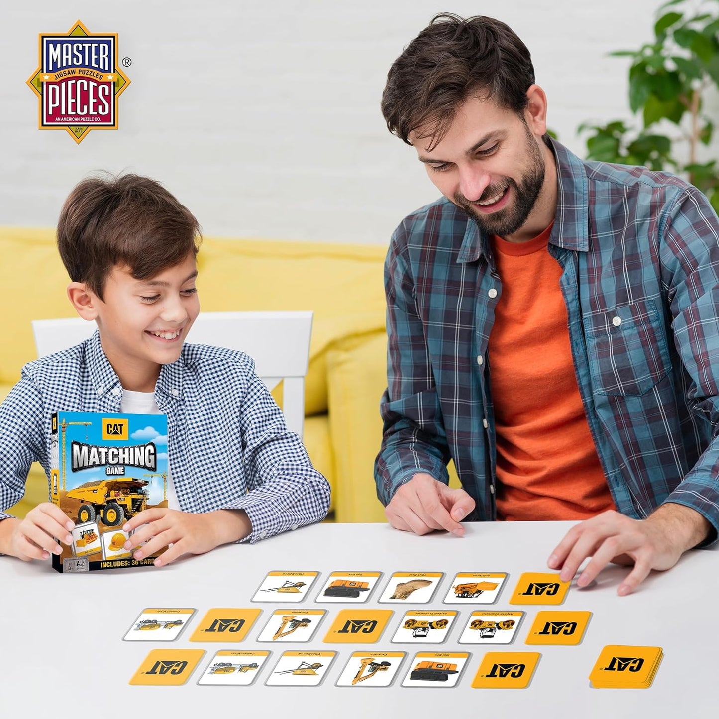 MasterPieces Officially Licensed CAT Picture Matching Card Game for Kids and Families