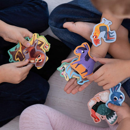 25 Fridge Magnets for Toddlers - Birds Photo Kids Magnets for Refrigerator – Real Magnetic Animals for Children – Big Realistic Magnet for Kids - Learning Toy Set - Baby Educational Gift