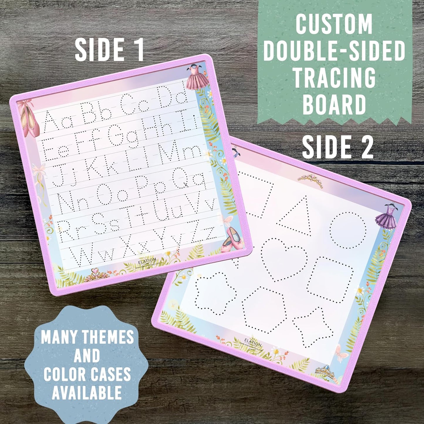 Kid's Name Tracing Board | Dry Erase Letter Tracing | Reusable Writing Practice Board | Personalized | Ballet Theme