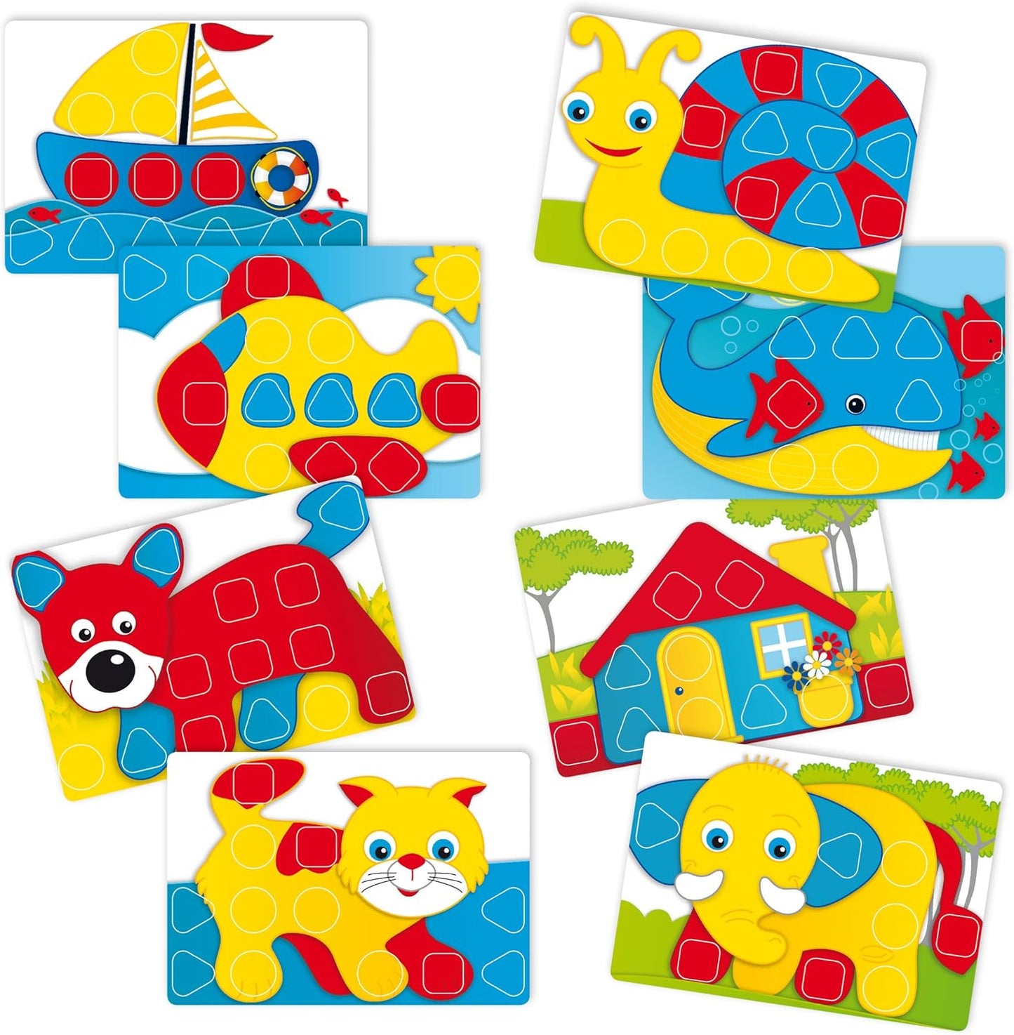 Quercetti Fantacolor Junior Mosaic Pegboard Set