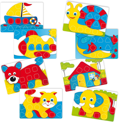 Quercetti Fantacolor Junior Mosaic Pegboard Set