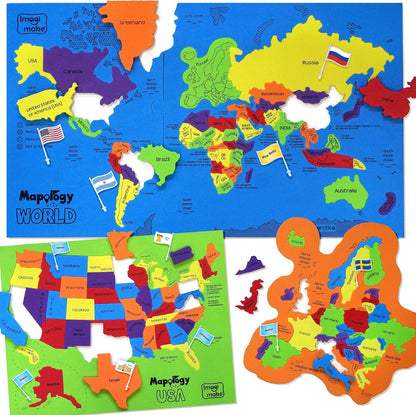 Imagimake Mapology Solar System for Kids | Educational Toys for Kids 5-7 | Space Toys | Puzzles for Boys & Girls Ages 4-8 | 6 Year Old Boy Gifts & Girl Gifts