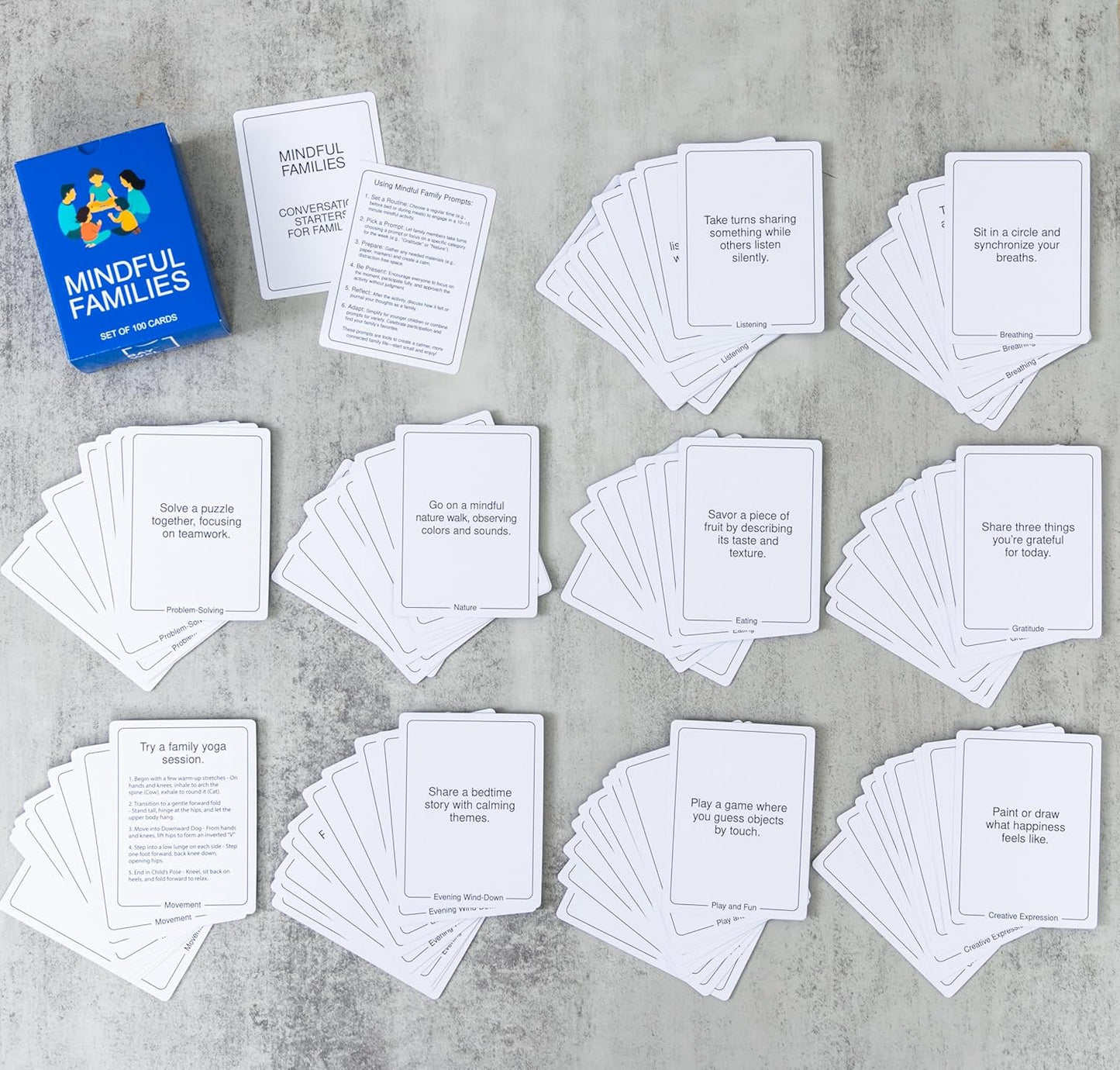 100 Mindfulness Conversation Cards for Kids - Enable Meaningful Conversations with Kids