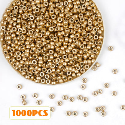 Auvoua 1000Pcs Pony Beads Bracelet 9mm Yellow Plastic Barrel Pony Beads for Necklace,Hair Beads for Braids,Key Chain,Jewelry Making (Yellow)