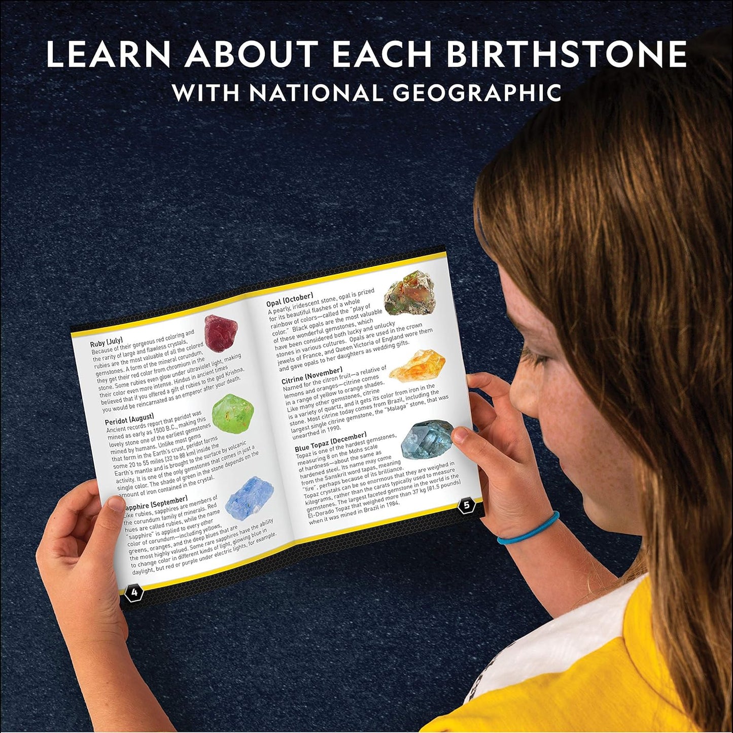 National Geographic Gigantic Gemstone Dig Kit – Excavate 100 Real Gems from a Giant Dig Brick, Gem Mining Kit for Kids, STEM Rock Collection Activity, Includes Tools & Learning Guide