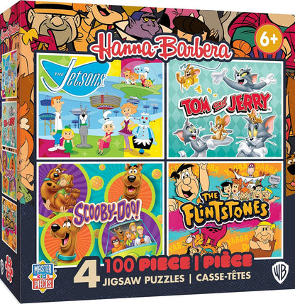 MasterPieces Puzzle Set - 4-Pack 24 Piece Jigsaw Puzzle for Kids - Sesame Street 4-Pack - 8"x10"