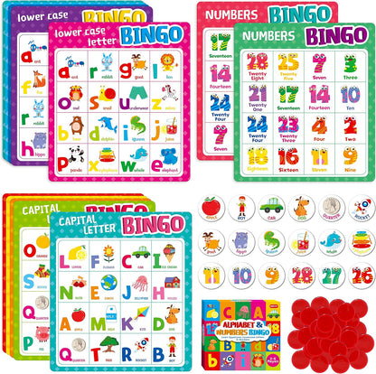 SpriteGru Multiplication & Division Bingo Game, 480 Math Problems, 2 Educational Math Board Game for Kindergarten and Preschool Kids 4-8, Perfect for Classroom & At Home (Up to 25 Players)