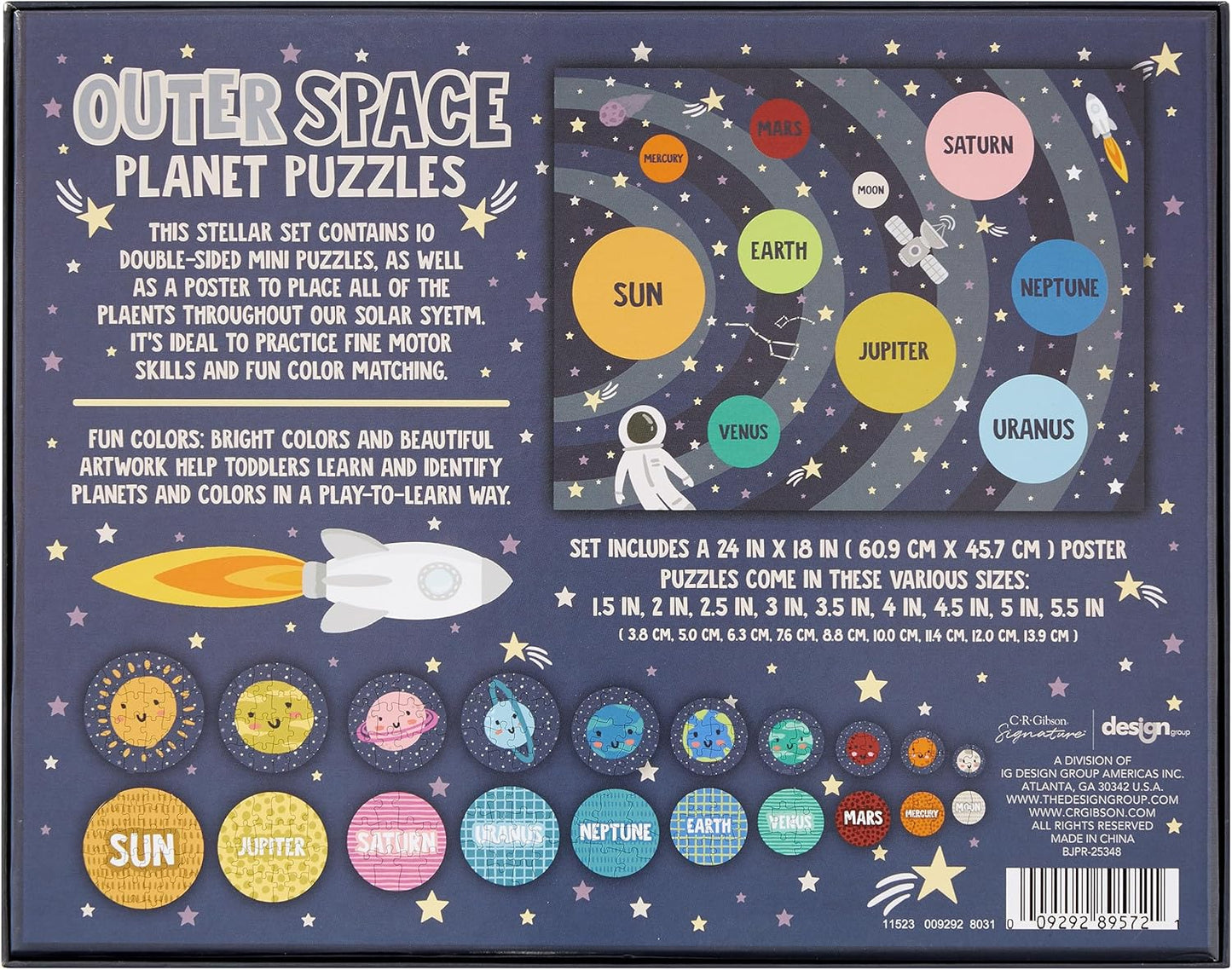 C.R. Gibson Outer Space Lacing Cards (BBLC-25345)