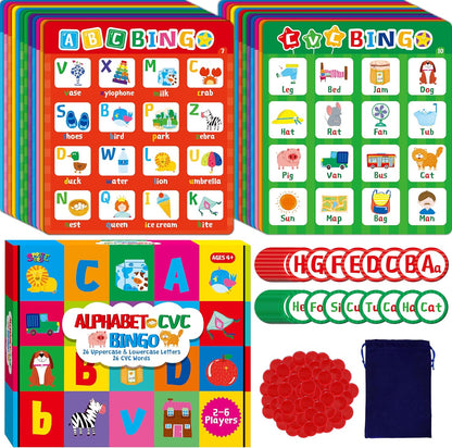 SpriteGru Multiplication & Division Bingo Game, 480 Math Problems, 2 Educational Math Board Game for Kindergarten and Preschool Kids 4-8, Perfect for Classroom & At Home (Up to 25 Players)