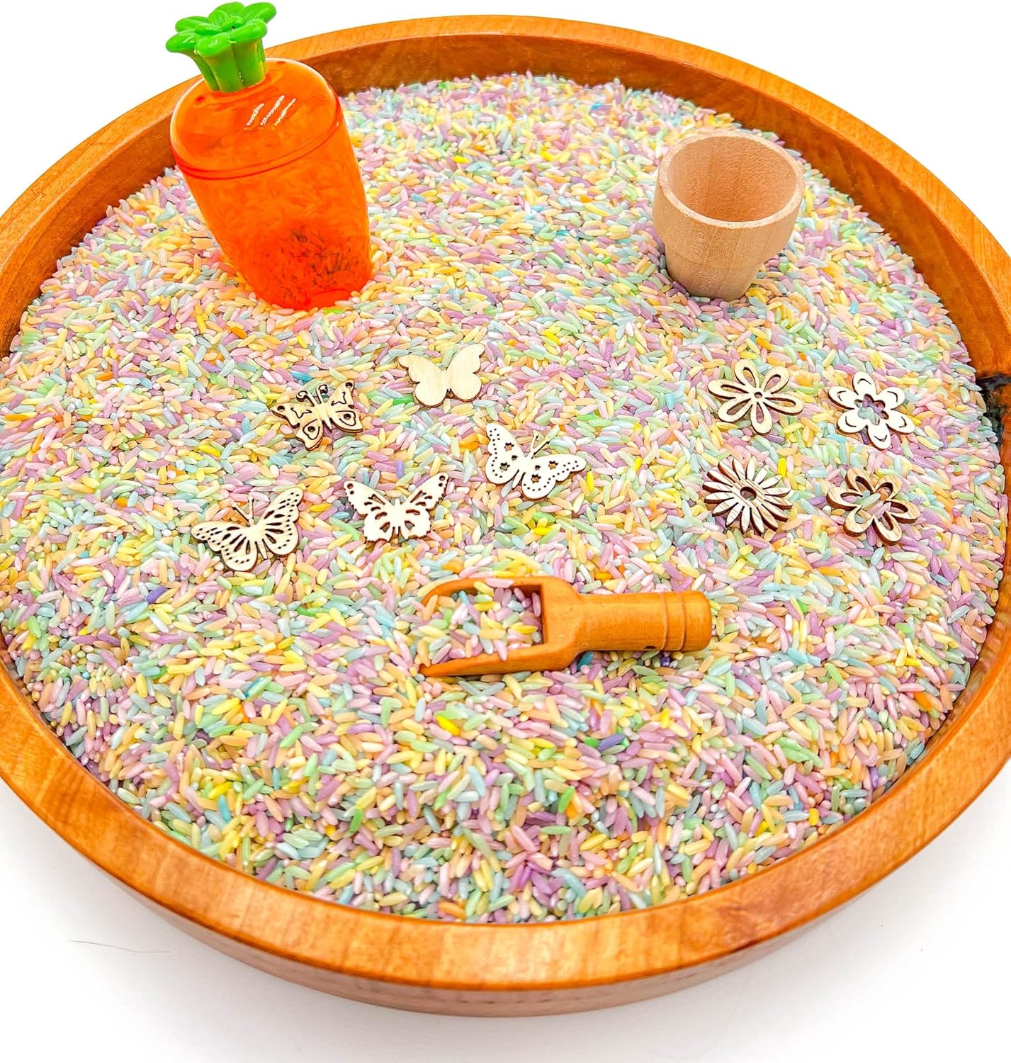 Kids Sensory Bins Montessori Sensory bin, Sensory Toys, Sensory Bins, Sensory Bin for Preschoolers (Pastel Bunny)
