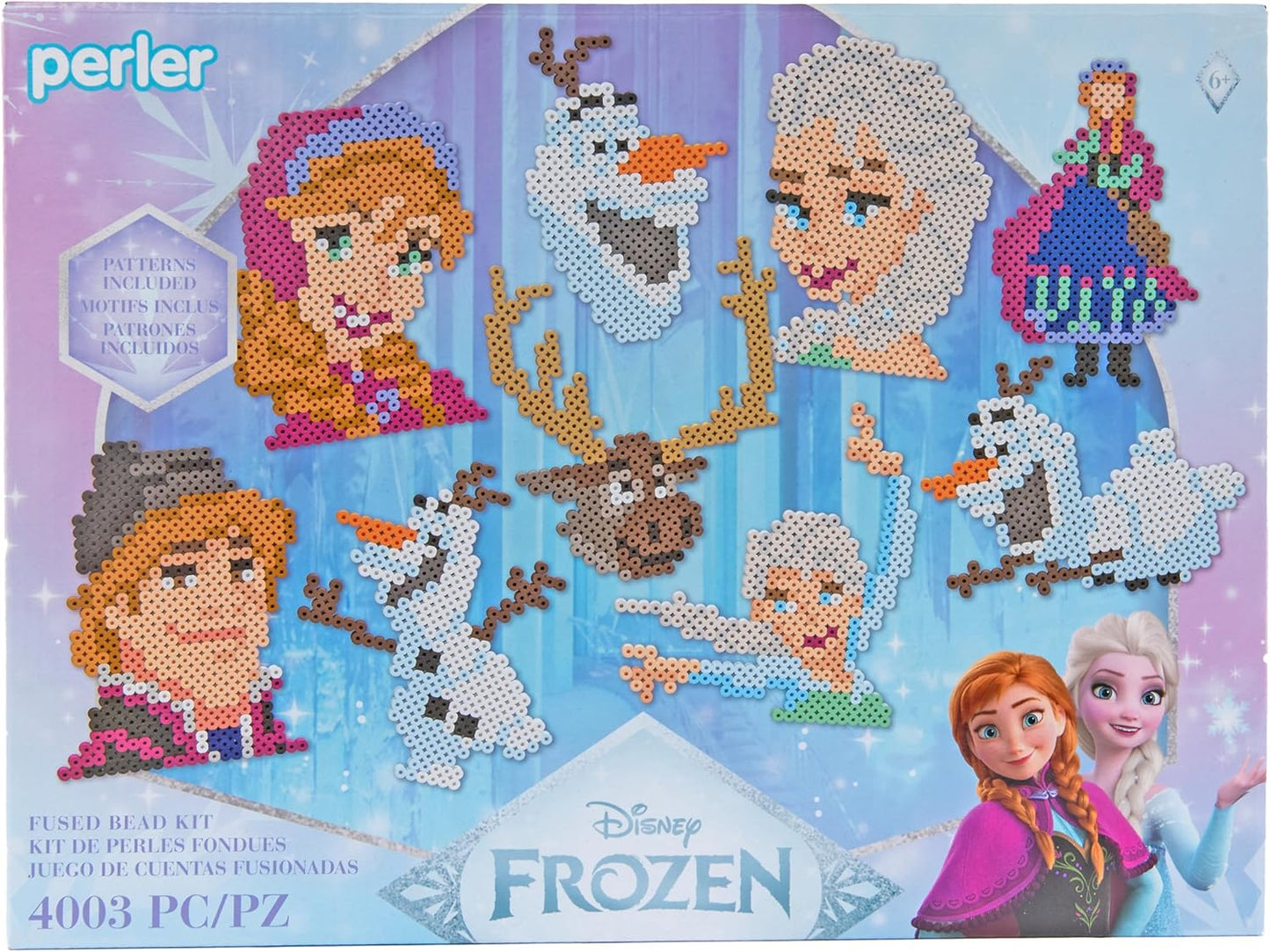 Perler Disney Villain Kid's Craft Bucket, Pattern Sizes Vary, Multicolor 8505