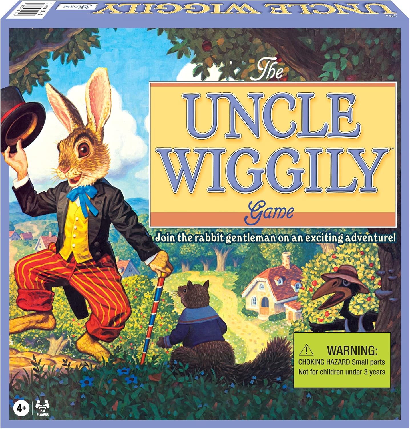 Uncle Wiggily by Winning Moves Games USA, The Classic Child's First Reading Game, for 2 to 4 Players, Ages 4+