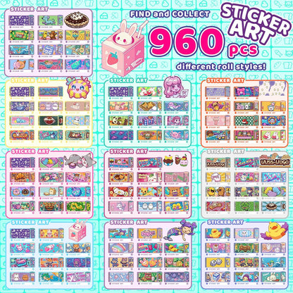 Plunack DIY Sticker Jewelry Making Kits Bracelets for Kids, Stickers Set, Includes Beads & Charms & Pendants, 320Pcs Mini Holographic Stickers, Bracelet Making Kit for Girls 6-12 Birthday Gift