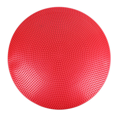 Cando-30-1870 CanDo Inflatable Balance Disc for Balance Training, Proprioception, Strengthening Lower Extremities, Posture, Back Pain, Stress Relief, Restlessness and Anxiety. Red, 14” Diameter