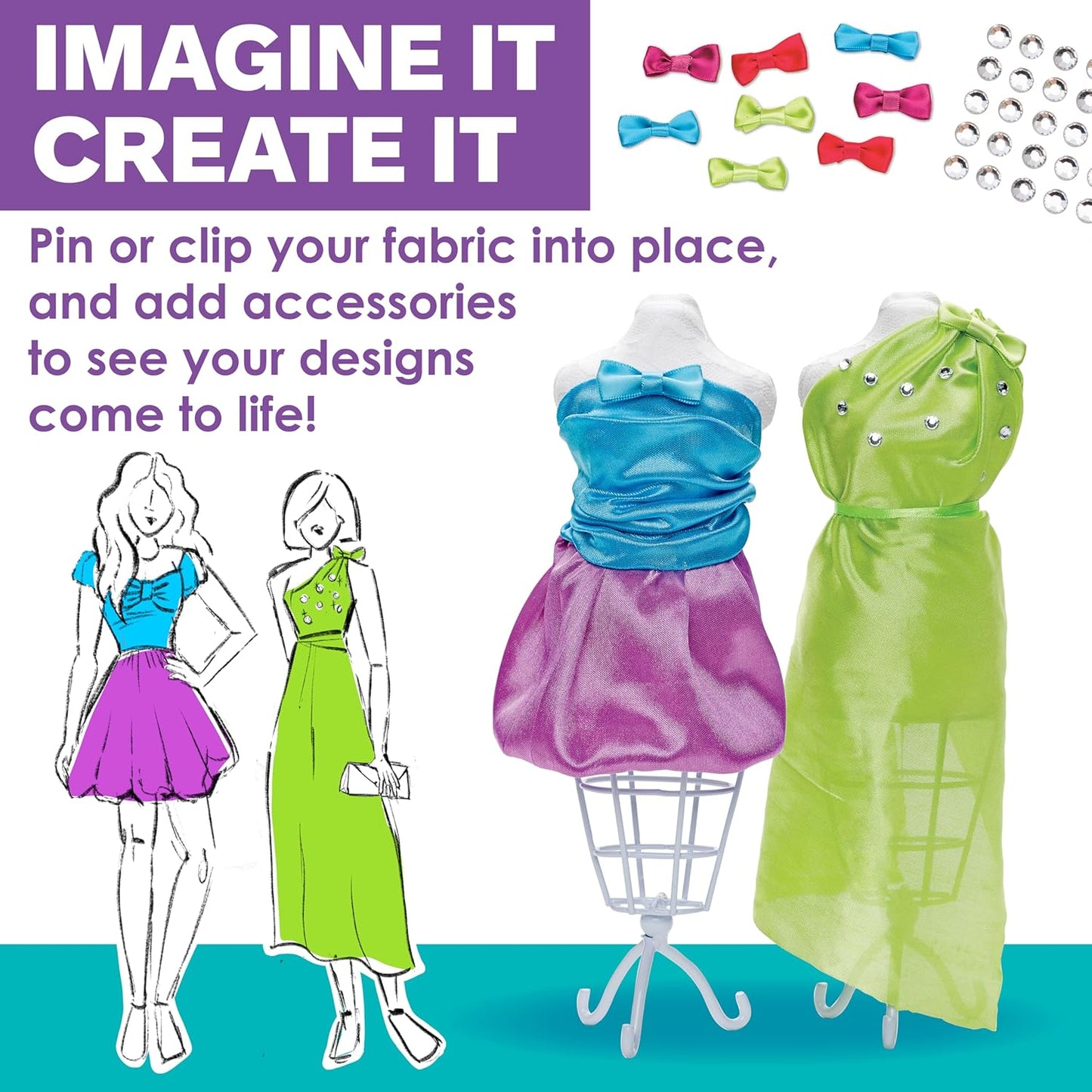 Creativity for Kids Designed by You Fairy Fashions - Create Your Own Doll Clothes (Ages 8+)