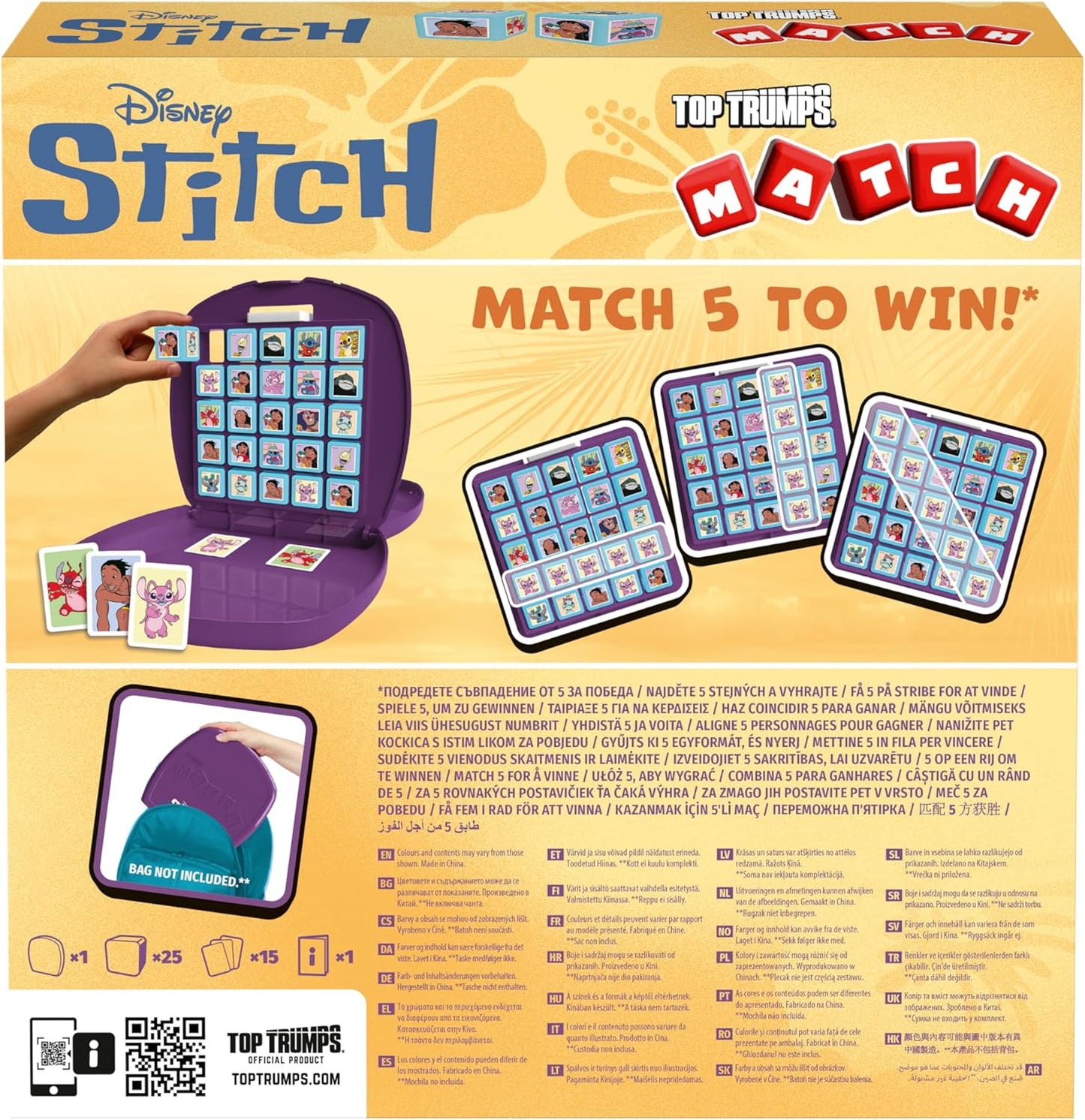 Top Trumps Match Game Lilo & Stitch - Family Board Games for Kids and Adults - Matching and Memory for Two Player Kids Game - Memories and Learning Fun Time for 4 and up