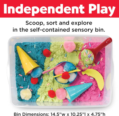 Creativity for Kids Sensory Bin: Dinosaur Dig - Toddler Sensory Toys, Sensory Bin Filler and Toddler Activities for Boys and Girls, Dinosaur Toys for Kids Ages 3-5+