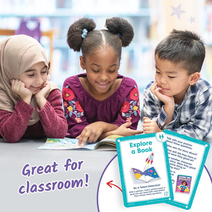 hand2mind Social Emotional Task Cards for Ages 3+, Social Emotional Learning, Play Therapy Toys for Counselors, Social Skills Activities for Kids, Conversation Starters, Emotional Regulation for Kids